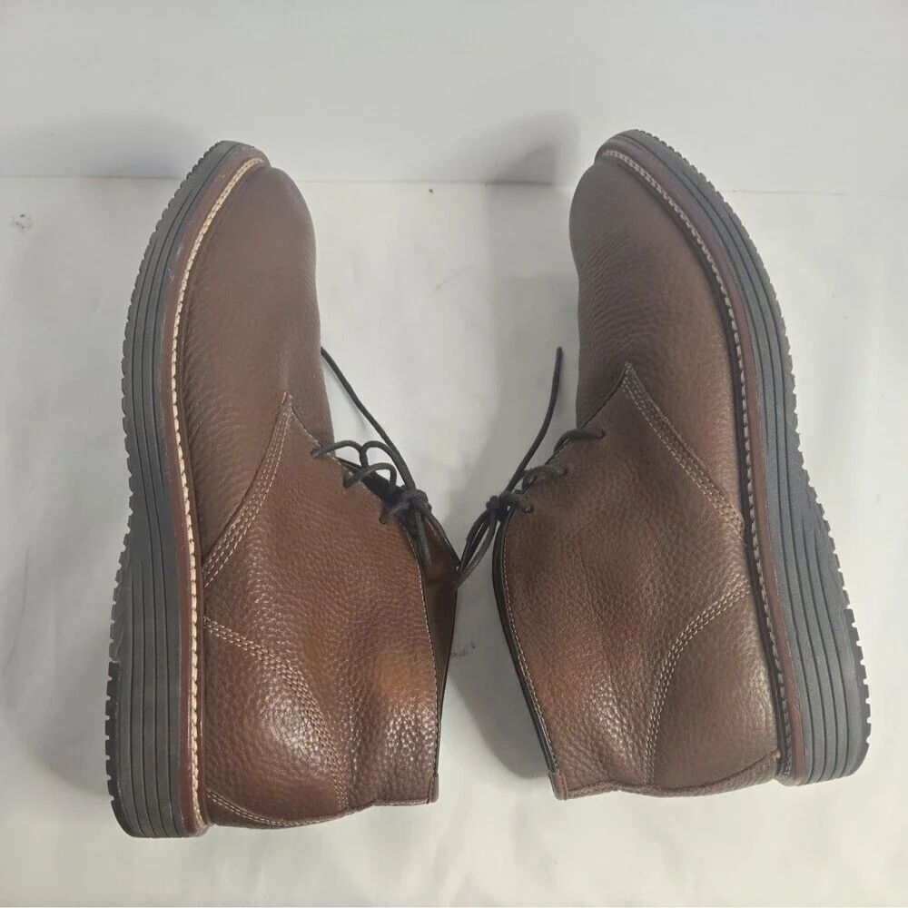 Johnston & Murphy Men's Upton Chukka Boots Dark Tan size 10M